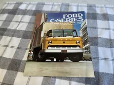 1971 Ford C Series Rig Semi Truck Sales Brochure Booklet