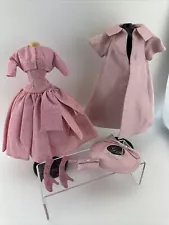 D.A.E. Doll Pink Print Dress Set 2 Jackets Hat for Gene Madra Ivy Vivian Dolls