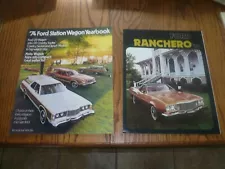 1974 Ford LTD Brougham LTD Galaxie 500 & Ranchero Sales Brochures - Two for One