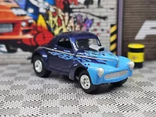 Johnny Lightning 1941 Little Juice Coupe Willys Coupe Hot Rod With Flames Loose