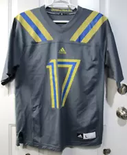 Adidas UCLA Bruins #17 Football Jersey Gray Men Size Large L