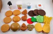 CDI McDonald's Pretend Play Food Lot Sweet n Sour Sauce McNuggets McFlurry