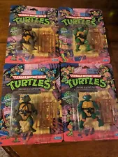 Playmates Teenage Mutant Ninja Turtles vintage 1988 lot Of 4 Turtles UNOPENED