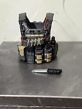 JoyToy Spartan Squad 02 Fodder Body Armor JPC Vest Plate Carrier 1/18 Inch 3.75