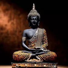 Polyresin Sitting Buddha Statue Showpiece for Home Decor & Gifting