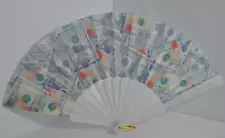 Fake 100 Dollar Bills Folding Hand Fan 9 Inch Funny Party Favor Gag Gifts