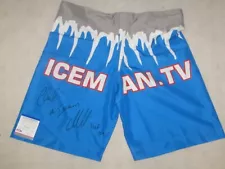 CHUCK 'THE ICEMAN' LIDDELL Hand Signed Trunks Shorts + PSA DNA COA UFC