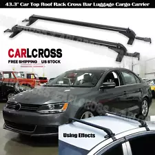 For VW Jetta Wagon Car Top Roof Rack Cross Bar Luggage Cargo Carrier Aluminum