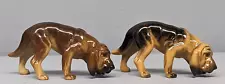 Test Color Hagen Renaker Bloodhound Dog Tracking or Sniffing Numbered