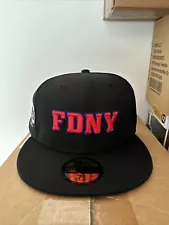 FDNY New Era Fitted Hat 7 3/8 Fanatics Fest NYC Exclusive Subway Series NY Mets