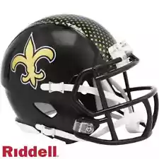 *SALE* NEW ORLEANS SAINTS ON-FIELD ALTERNATE SPEED MINI NFL FOOTBALL HELMET!