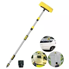 5-12 Foot 20 ft Reach Car Wash Brush with 12-Inch Soft Bristle On/Off Switch ...