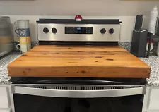 TIDITA Stove Top Cover for Electric Stove - Acacia Wood Noodle Board.