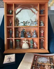 New ListingWIZARD OF OZ Franklin Mint Portrait Sculptures Lot of 20 with Cards And Shelf