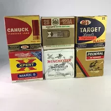 New ListingVintage Shotgun Shell Boxes REMINGTON WINCHESTER FEDERAL CANUCK +2 12 Ga. Empty