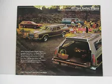 1977 Ford Station Wagons Dealer Brochure Parts LTD Pinto Van Wagonmaster