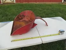 Vintage Metal Tractor Seat Heavy Duty Red (International IH ?)