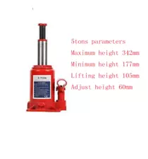 Vertical Hydraulic Jack 5 Tons For Vehicle With Tire Changing