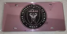 Inter Miami CF MLS Laser Tag License Plate