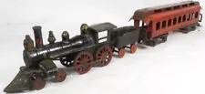 antique cast iron train Buffalo Pratt & Letchworth steel passenger car