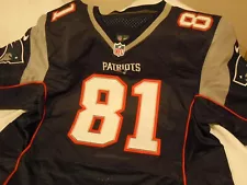 PATRIOTS AARON HERNANDEZ BLUE JERSEY