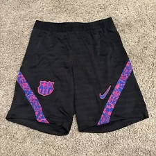 Mens Size S Nike FC Barcelona Dri Fit Strike 7" Soccer Shorts DB6938-014