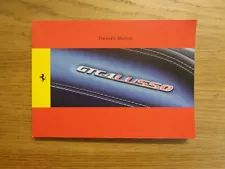 Ferrari GTC4 Lusso Owners Handbook Manual