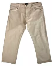 Trinidad 3 Boyer 38 Athletic Straight Sonoran Khaki Designer Jeans Men USA Made