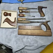 Woodworking Tools Lot Chisels Japan England