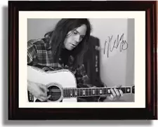 8x10 Framed Neil Young Autograph Promo Print