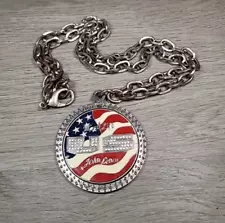 Wrestling WWE John Cena US Spinner Necklace Chain Pennant 2005