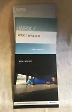 Subaru WRX STI sales brochures. 2017,2018,2020,2021,2022. Free shipping.