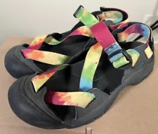 Keen $99 Zerraport II TIE DYE Black Hiking Sport Sandals Camp Travel Water Sz 11