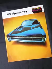 1970 Plymouth FURY Automobile Sales Brochure ORIGINAL