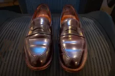 alden color 8 shell cordovan penny loafer size 9D style FD-D8211 gently used