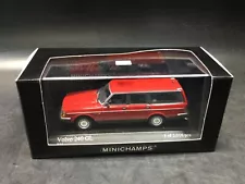 1986 Volvo 240 GL 1:43 Scale Limited Edition Die-Cast Model Car [Minichamps] NIB