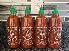 SEALED Huy Fong Sriracha 28 oz. Bottle Hot Chili Sriracha Sauce(PACK OF 4)