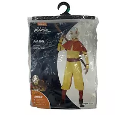 Nickelodeon Boys L Aang Avatar Halloween Costume Multicolor Polyester Preowned