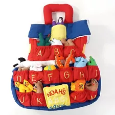 Noahs ABC Ark Kids Room Pre-K Home School Alphabet Learning Carry 12" Plush Toy