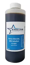 Ferric Chloride 40% Solution ~~ Stellar Chemical ~~ 1 Quart (Etching)