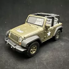 Jeep Wrangler Welly Armor Squad Rubicon 1:38 Toy Military Collection Models Toy