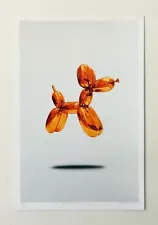 Regan Russell 2018 The Ghost of Jeff Koons Orange Balloon Dog Art Print #3/25