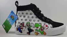 Super Mario Bros High Top Sneakers Nintendo Kids Shoes Size 11 GroundUp