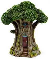 LED Treehouse lights up MI 55614 Miniature Fairy Garden Tree House