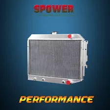 AT For Plymouth GTX Satellite Roadrunner Dodge Challenger 4Row Aluminum Radiator