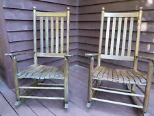 Wooden Rocking Chairs - Sturdy, Oversize, Indoor, or Outdoor