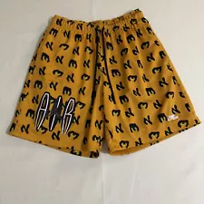 Air Jordan Flight MVP Cheetah Printed Shorts (Canyon Gold/Sail) Men Size Large