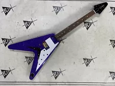 2023 Epiphone Flying V Guitar Husk Repaired Sparkle Purple