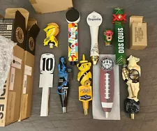 Beer Tap Handle Lot Labyrinth, Blue Point, Dos Equis, Hog Molly, All Brand New