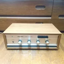 Rotel Stereo Power Amplifier And Control Amplifier Vintage With Cable Manual